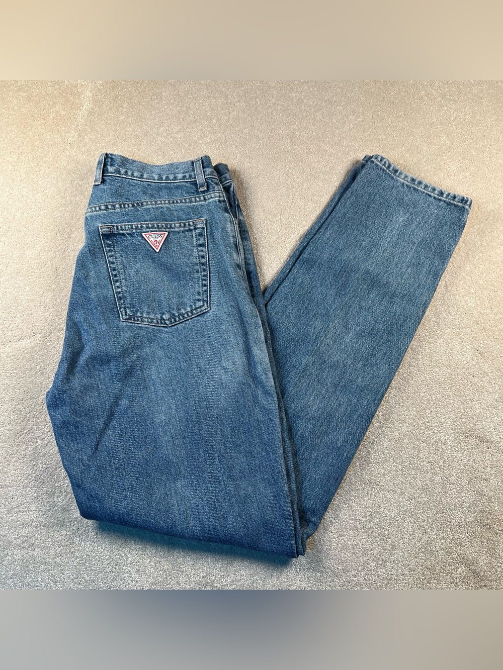 Vintage Guess Jeans Medium Wash Blue Denim 100% Cotton Women's 31